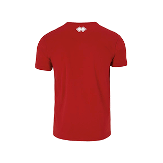 COVOS heren shirt Professional rood back
