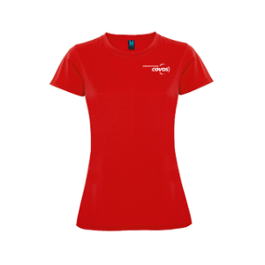Covos dames t-shirt Monte Carlo rood